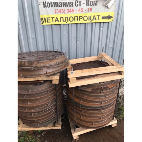 Люк канализационный легкий на шарнире ГОСТ 3634-99